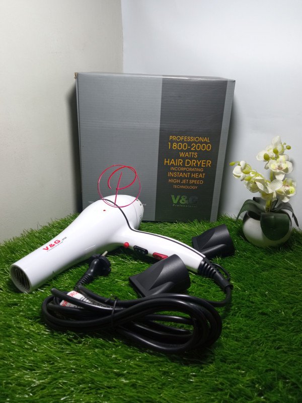 V & G Professional Hair Dryer 2000W