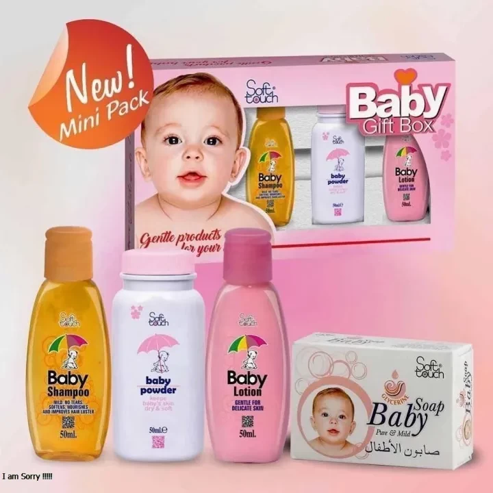 Soft Touch Baby Gift Box 4 in 1 Kit 120ml