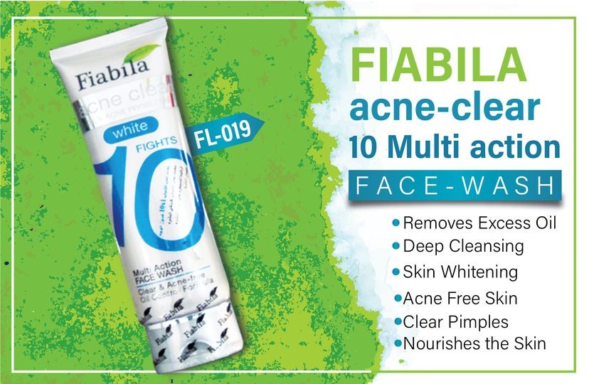 Fiabila Acne clear 10 in 1 Multi action Face wash (100ml)