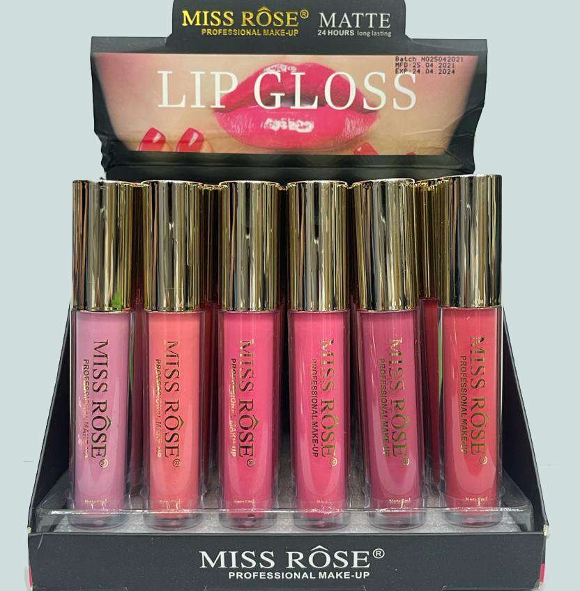 Miss Rose Matte Lip Gloss Set of 6