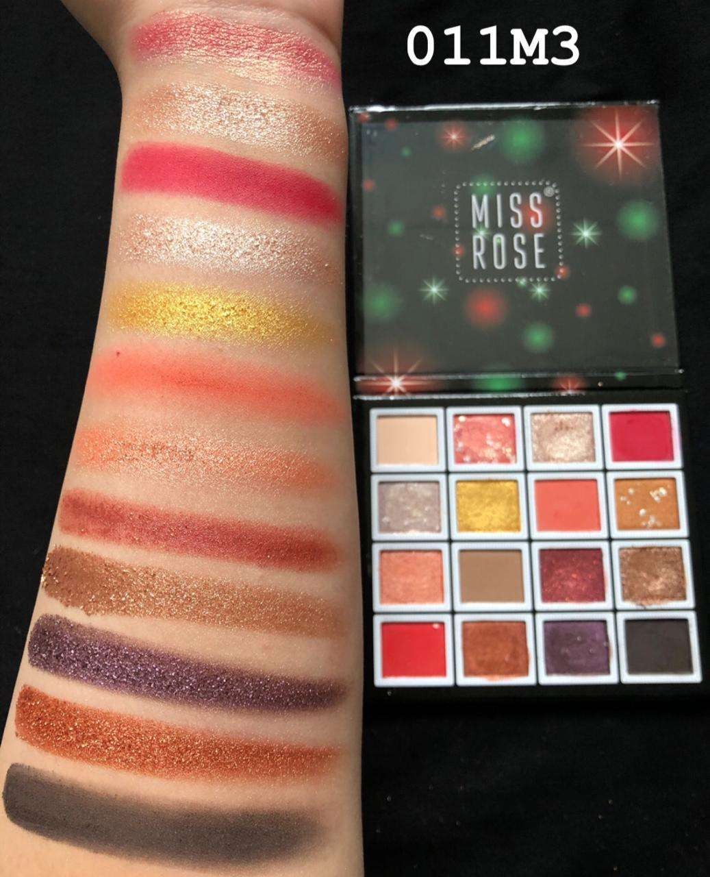 Miss Rose 16 Colors Super Pigmented Eye shadow Palette