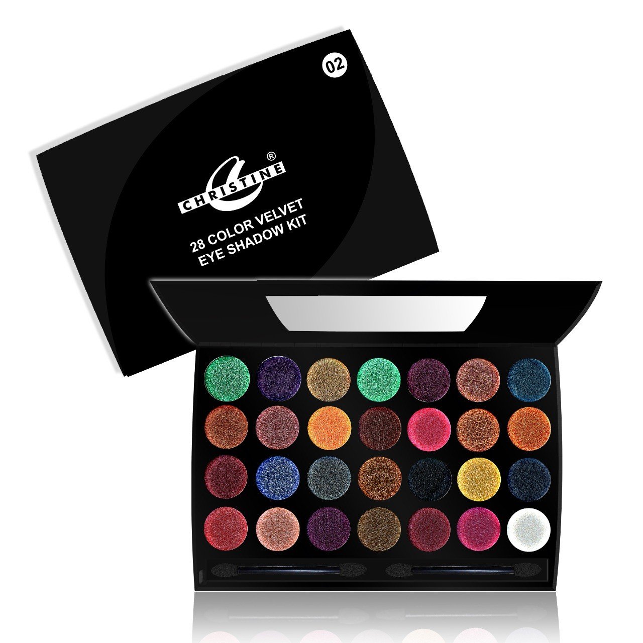 Christine 28 Crolor Velvet Eye Shade Kit