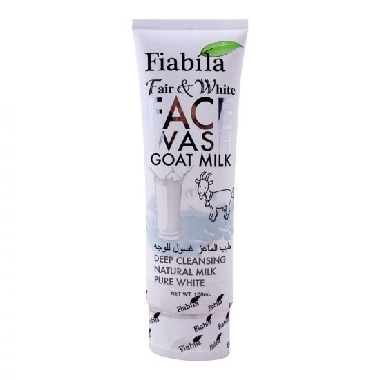 Fiabila Fair & White Goat Milk Face Wash 100ML .
