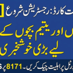 CM Punjab Rahmat Card Online Registration